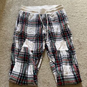 Plaid pajama pants